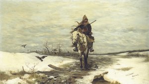 الصياد الوحيد ، 1881 بواسطة جوزيف برانت