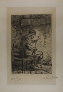 المدخن بواسطة Jozef Israëls
