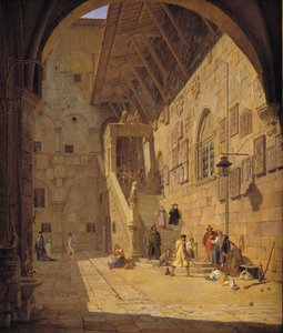 فناء Palazzo del Bargello. فلورنسا
