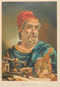 أرخميدس من سيراكيوز. من: العلم ورجاله ، 1879.