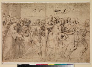 دراستان عن "القديس اسطفانوس أدى إلى استشهاده" (1556)