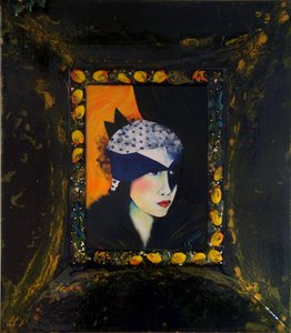 Belle Epoque III -Lady mit Seidenkappe-