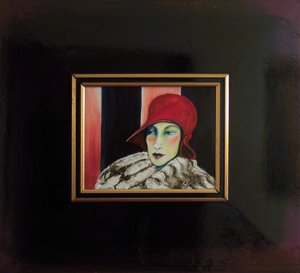 Belle Epoque VII - Lady mit Burp Kappe II-