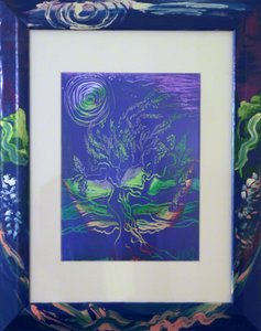 توسكانا - شجرة زيتون في ضوء القمر-