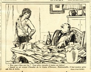 Candide, Satirique en N & B بواسطة جول هابيل فافر