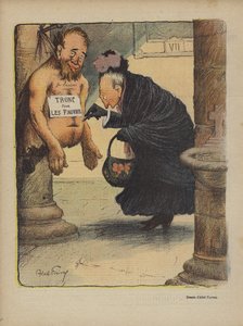 رسم توضيحي لـ Le Rire بواسطة Jules Abel Faivre
