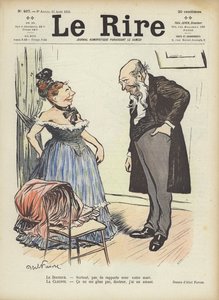 رسم توضيحي لـ Le Rire بواسطة Jules Abel Faivre