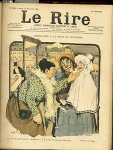 رسم توضيحي لأبل فيفر (1867-1945) لغلاف Le Rire بواسطة جول هابيل فافر