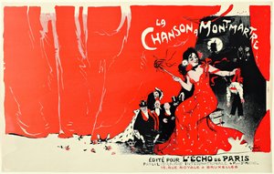 أغاني في مونمارتر ، 1900.