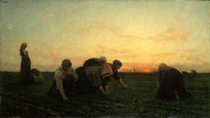 الفرنسية: Les Bineuses / Les Sarcleuses The Weeders بواسطة جول بريتون