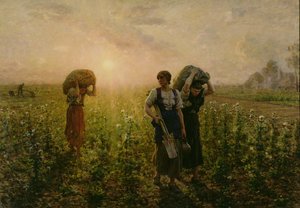 نهاية يوم العمل ، 1886-1887