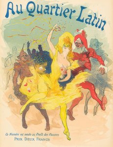 في الحي اللاتيني. 1894 بواسطة جول تشيريت