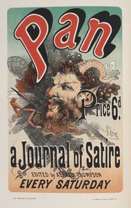 بان ، مجلة ساخرة ، من The Illustrated Posters. عمل مزين بـ ... 