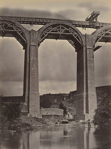 Pont-de-Buis ، على Doufine ، فرنسا ، ج. 1865. بواسطة جول دوكلوس