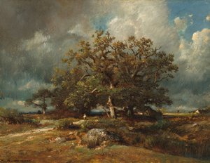 البلوط القديم ، ج. 1870.