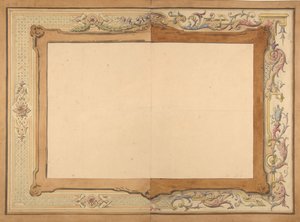 تصميم لسقف ، النصف الثاني من القرن التاسع عشر. التأليف: Jules-Edmond-Charles Lachaise ، Eugène-Pierre Gourdet.