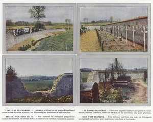 Cimetiere de Chambry ، Les Tombes des Heros ، Breche D&39;Un 75 shell ، لا شيء محترم بواسطة جول جيرفيه كورتيلمونت