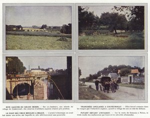 الضفة اليسرى من Grand Morin ، الخنادق الإنجليزية في Coutevroult ، Le Pont des Vieux Moulins a Meaux ، الفرار قبل الغزو