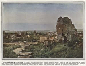 أطلال كليرمون أون أرغون بواسطة Jules Gervais Courtellemont
