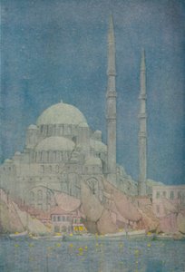 مسجد Yeni-Valide-Jamissi ، القسطنطينية ، 1913 بواسطة جول جويرين