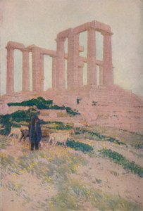معبد بوسيدون وأثينا في سونوم ، 1913 بواسطة جول جويرين