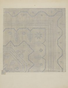 غطاء الشمعدان المنسوج ، ج. 1936. بواسطة جول ليفيفر