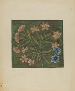 غطاء مطرزة ، ج. 1936. بواسطة جول ليفيفر