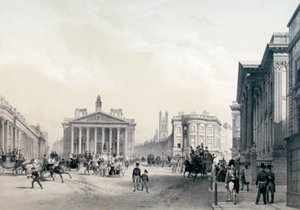 بنك إنجلترا ، رويال للصرافة ومنزل القصر ، c1850