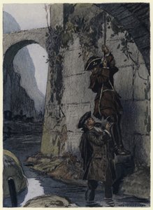 رسم توضيحي لمذكرات كازانوفا (طباعة حجرية ملونة) بواسطة جول ماري أوغست ليرو