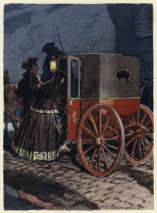 رسم توضيحي لمذكرات كازانوفا (طباعة حجرية ملونة)