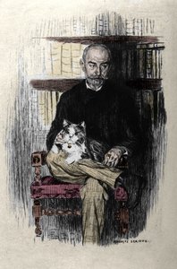 صورة شخصية لجوريس كارل هويسمانس (1848-1907)، كاتب وناقد أدبي. رسم أوغست ليرو (1871-1954). بواسطة جول ماري أوغست ليرو