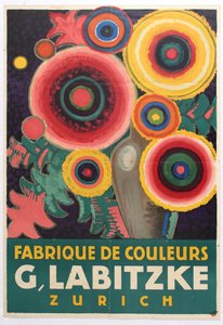 دهانات Labitzke Color ، زيورخ ، 1916. بواسطة جول دي برايتير
