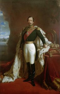 صورة للإمبراطور نابليون الثالث (1808-73) في أردية التتويج