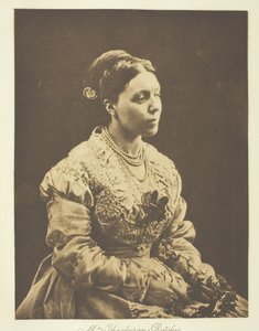 السيدة ثاكيراي ريتشي ، 1870 ، طبعت ج. 1893. بواسطة جوليا مارغريت كاميرون