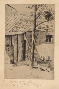 Dooryard ، دلاء وشجرة