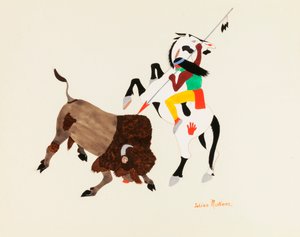 بافلو هنتر ، كاليفورنيا. 1920-1925. بواسطة جوليان مارتينيز