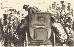 المعرض العالمي: يجد الأجنبي جميع المرافق المرغوبة ... بواسطة جوليان أنطوان بولو بعد Honoré Daumier