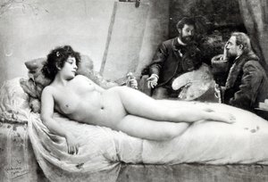إميل زولا (1840-1902) في استوديو الفنان ، 1891