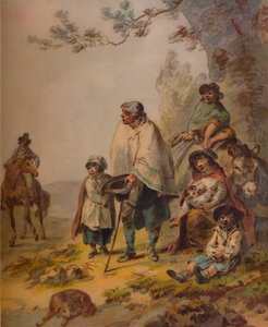 متسولون جبسي ، c1795