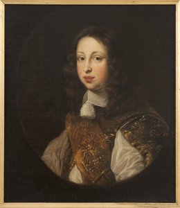 Le prince heritier Johann Georg von Schleswig Holstein Gottorp - صورة يوهان جورج (1638-1655) ، وريث عرش هولشتاين-جوتورب ، بواسطة Ovens ، Jurgen (Jurriaen) (1623-1678). زيت على قماش. الأبعاد: ٦٨ × ٥٩ سم. متحف ستوكهولم الوطني بواسطة يورغن أفران