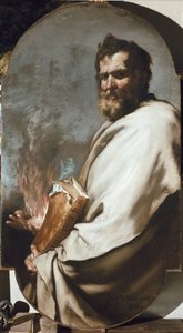 إيليا أو إلياس النبي - النبي إيليا. رسم خوسيه (جوسيبي) ريبيرا ، ديت لو سبانيوليتو (1591-1652)