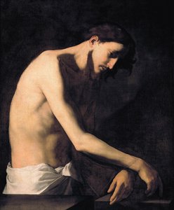 جلد المسيح حسب ريبيرا ، خوسيه دي (1591-1652). زيت على قماش ، مقاس: 99x81 ، ج. 1620 ، جاليريا سابودا ، تورينو بواسطة جوسيبي دي ريبيرا
