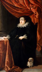"ماريا مادالينا من النمسا ، دوقة توسكانا الكبرى" ، ج 1621 بواسطة جوستوس سوسترمانز