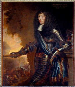 صورة كاملة الطول لغراند كوندي ، لويس الثاني أمير بوربون (بوربون كوندي) (1621-1686) - رسم لجوست ديجمونت (جوستوس فان إيغمونت) (1601-1674) إي سي فل بواسطة جوستوس فان إجمونت