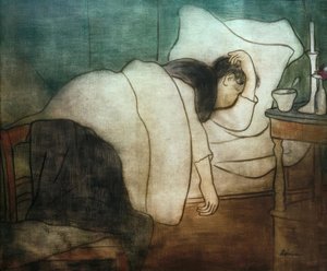 امرأة في السرير بواسطة جوزيف ريبل روني