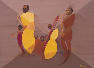 مانجو جاز ، 2006 (زيت وأكريليك على قماش)