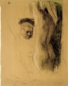 K.Kollwitz ، راكع الرجل قبل فعل الأنثى بواسطة كاتي كولويتز