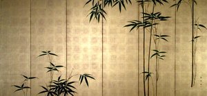 يونغ بامبو ، حوالي 1850 (ألوان على ورقة ذهبية مطبقة على الورق) بواسطة Kaisen Oda