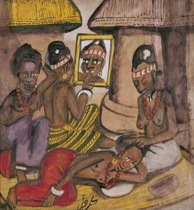 نساء مالي ، ج .1929 (زيت على الكتان)
