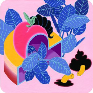 Apple Peach، 2019 (أكريليك على قماش) بواسطة جاء tsz